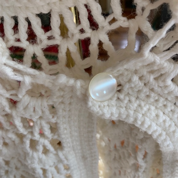 Vintage knit poncho - Picture 2 of 3